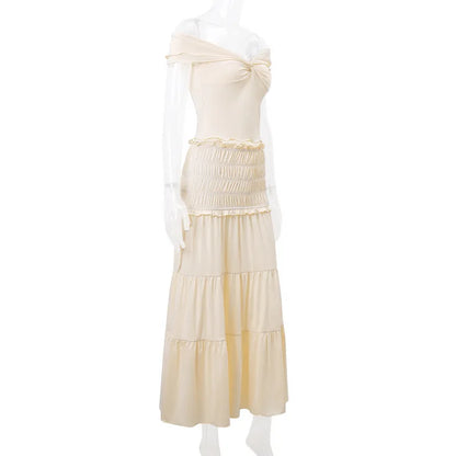 2 Piece Set Women Vacation Ruffle Beach Holiday Outfits