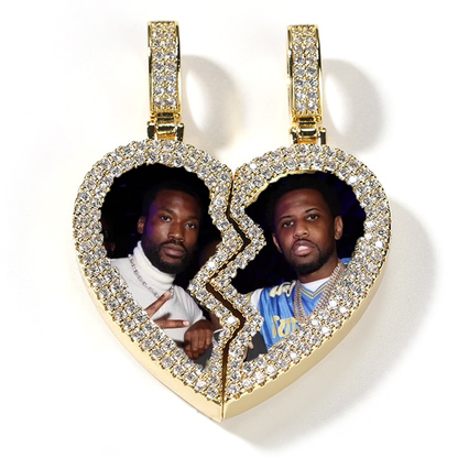 Broken Heart Photo 2 Pictures Pendant