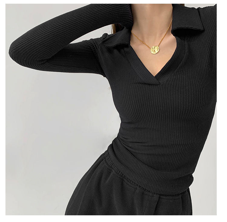 Sexy V-Neck Slim Fitness Women&