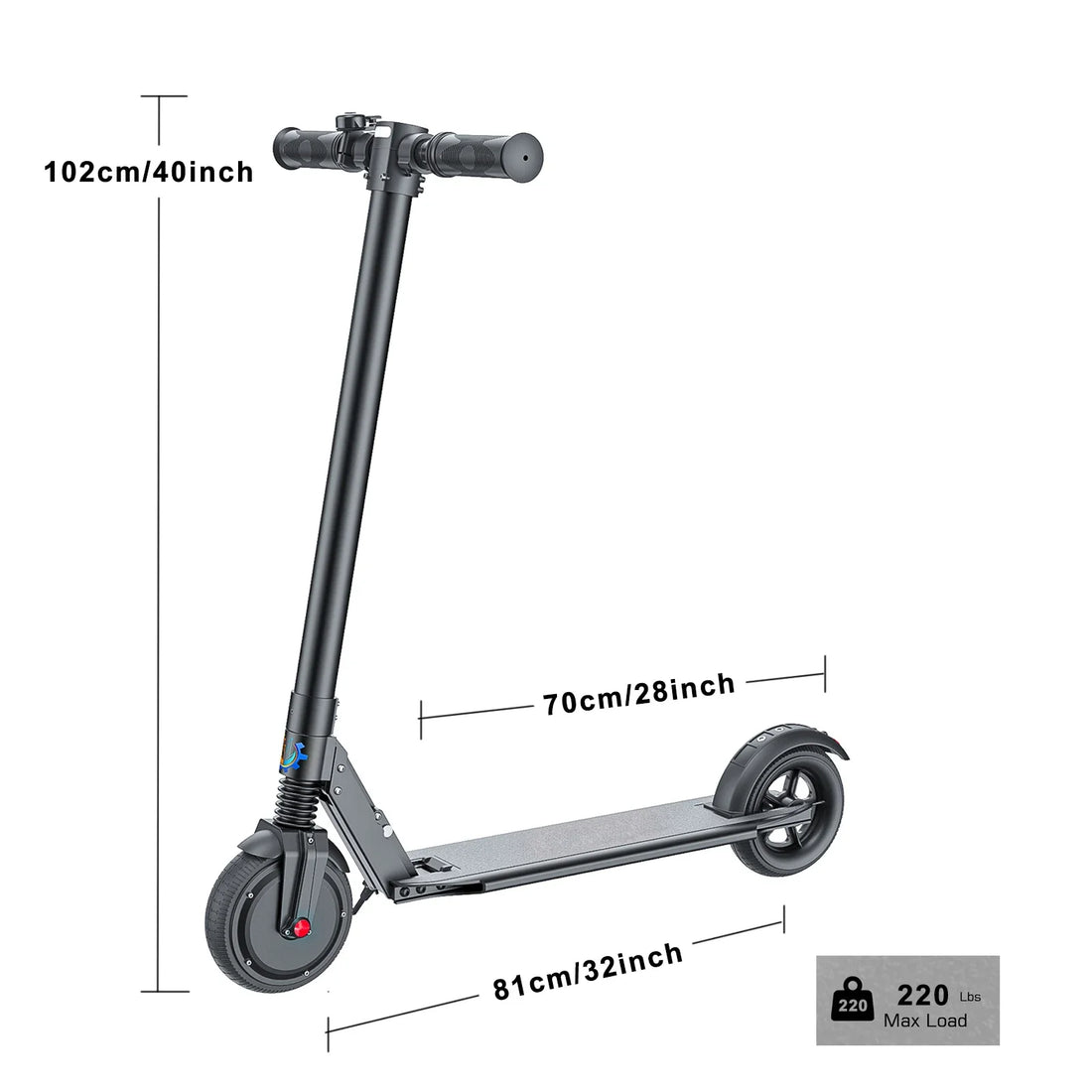 COROMA Electric Scooter for Women - Foldable, 40-60km Range