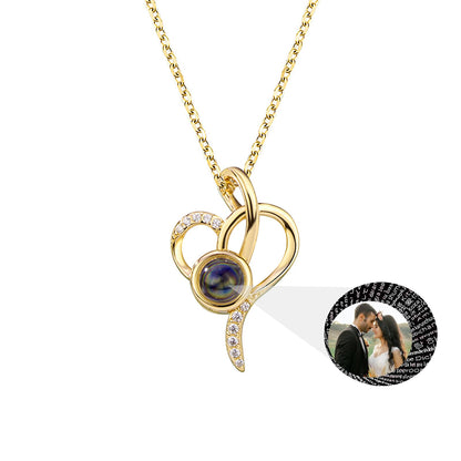 customizable Love photos Projection Necklace Pendant
