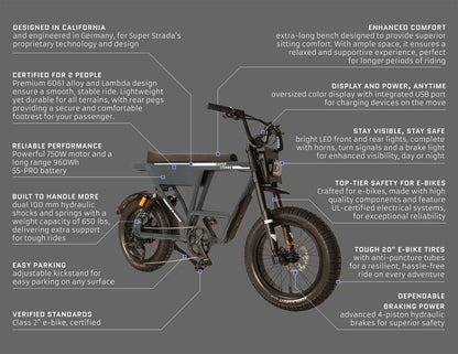 Super Strada - CRUZE - Sports Utility E-Bike