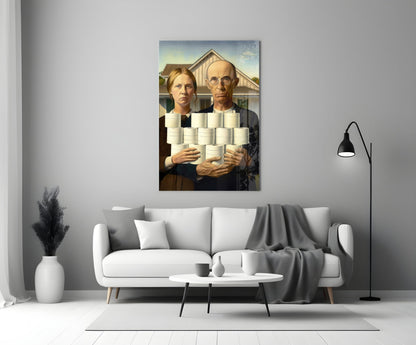 American Nightmare Glass Wall Art || Designer Collection