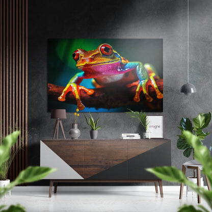 Froglet Brushed Aluminum Dibond Wall Art