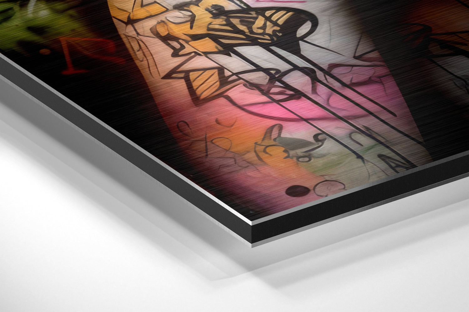 Ssshh Brushed Aluminum Dibond Wall Art