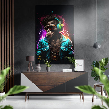 Body Builder Brushed Aluminum Dibond Wall Art