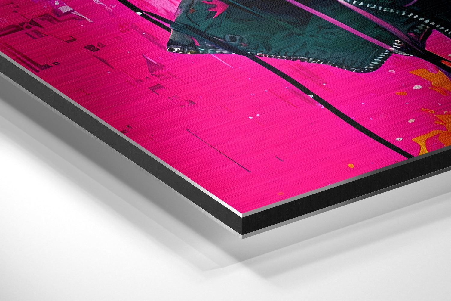 Mission Music Brushed Aluminum Dibond Wall Art