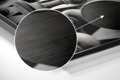 Don’t Stop Brushed Aluminium Dibond Wall Art