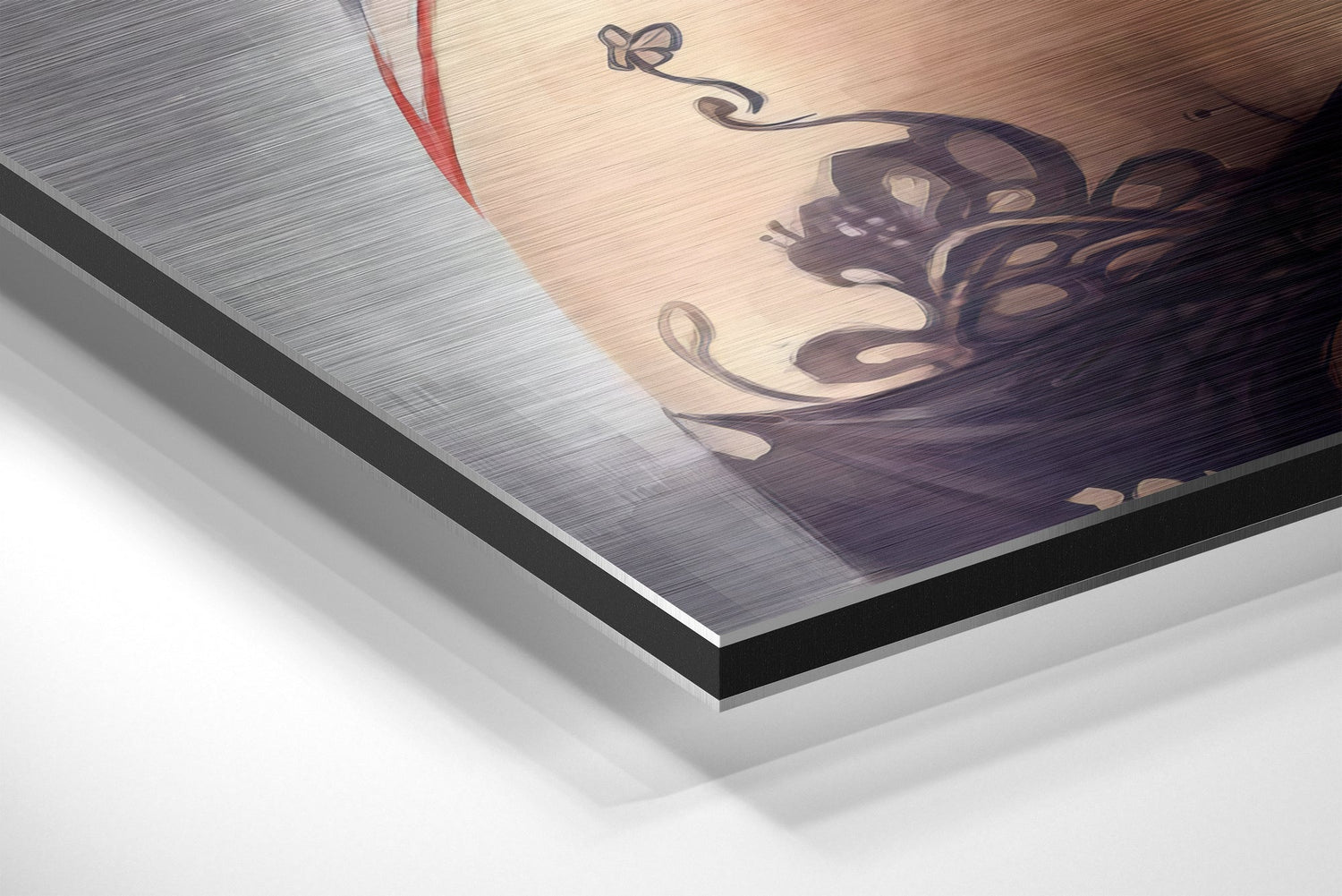 Androwoman Brushed Aluminium Dibond Wall Art