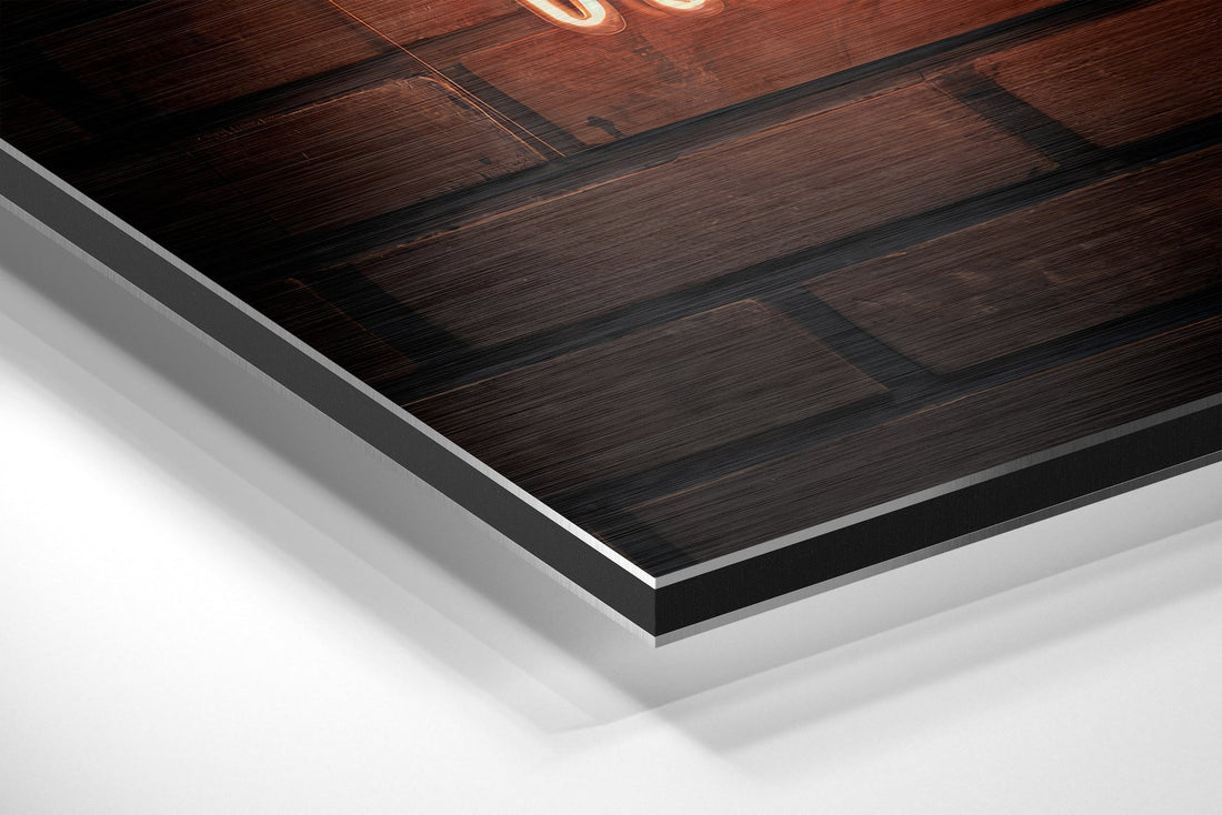 “You are” Brushed Aluminium Dibond Wall Art