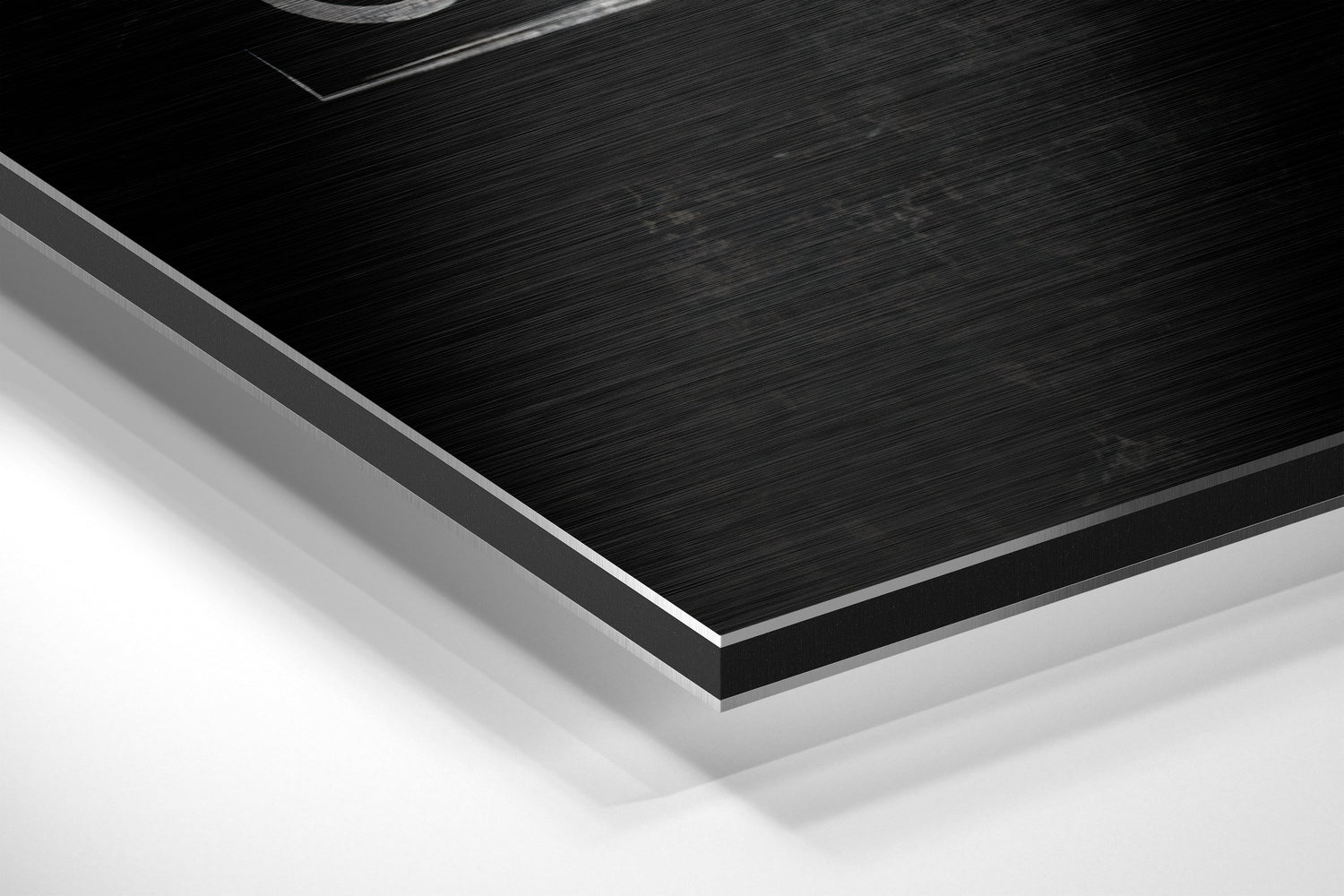 Eat, Sleep, Gym Brushed Aluminium Dibond Wall Art