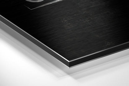Eat, Sleep, Gym Brushed Aluminium Dibond Wall Art