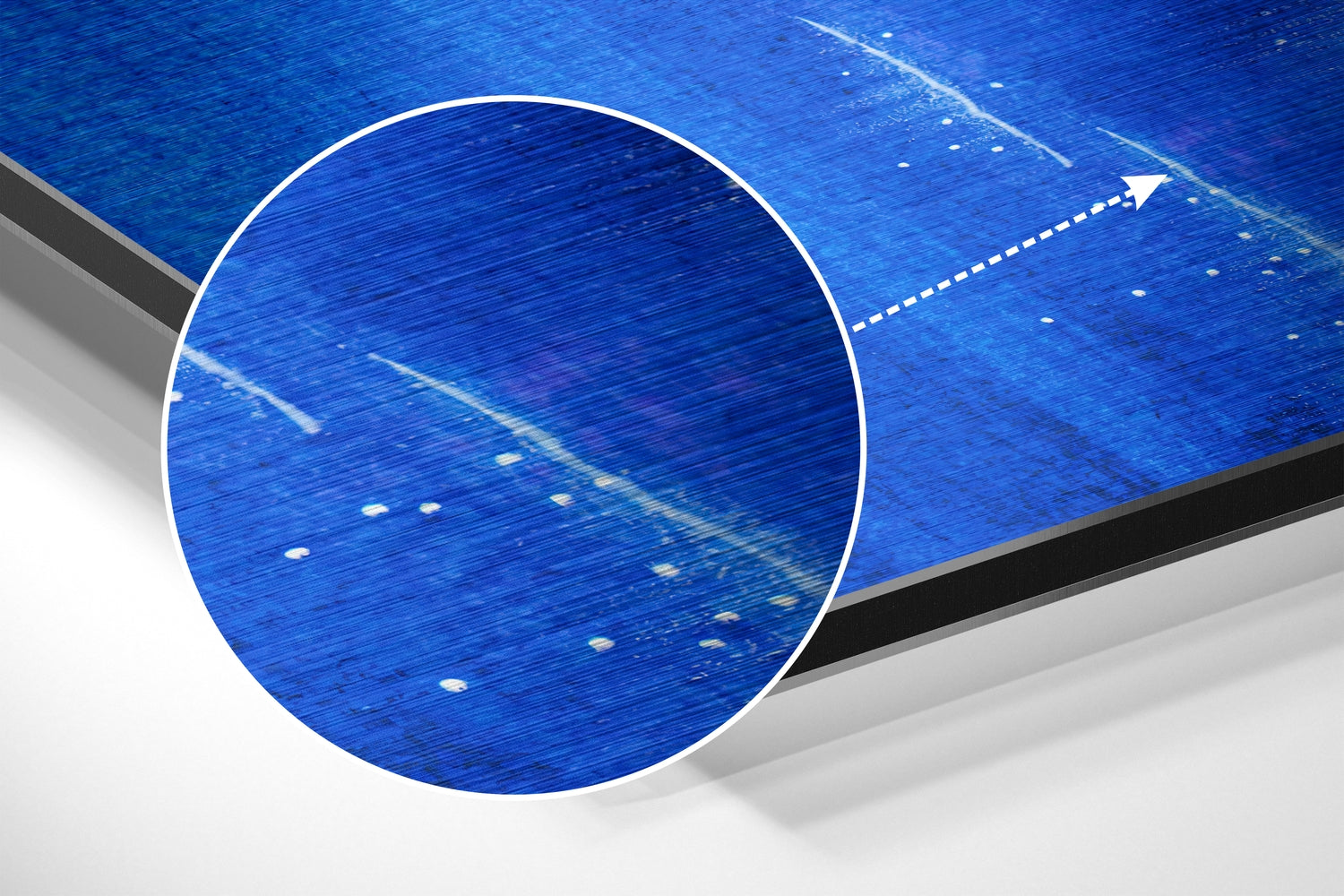Beach Brushed Aluminium Dibond Wall Art