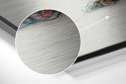 Sparrow Brushed Aluminium Dibond Wall Art