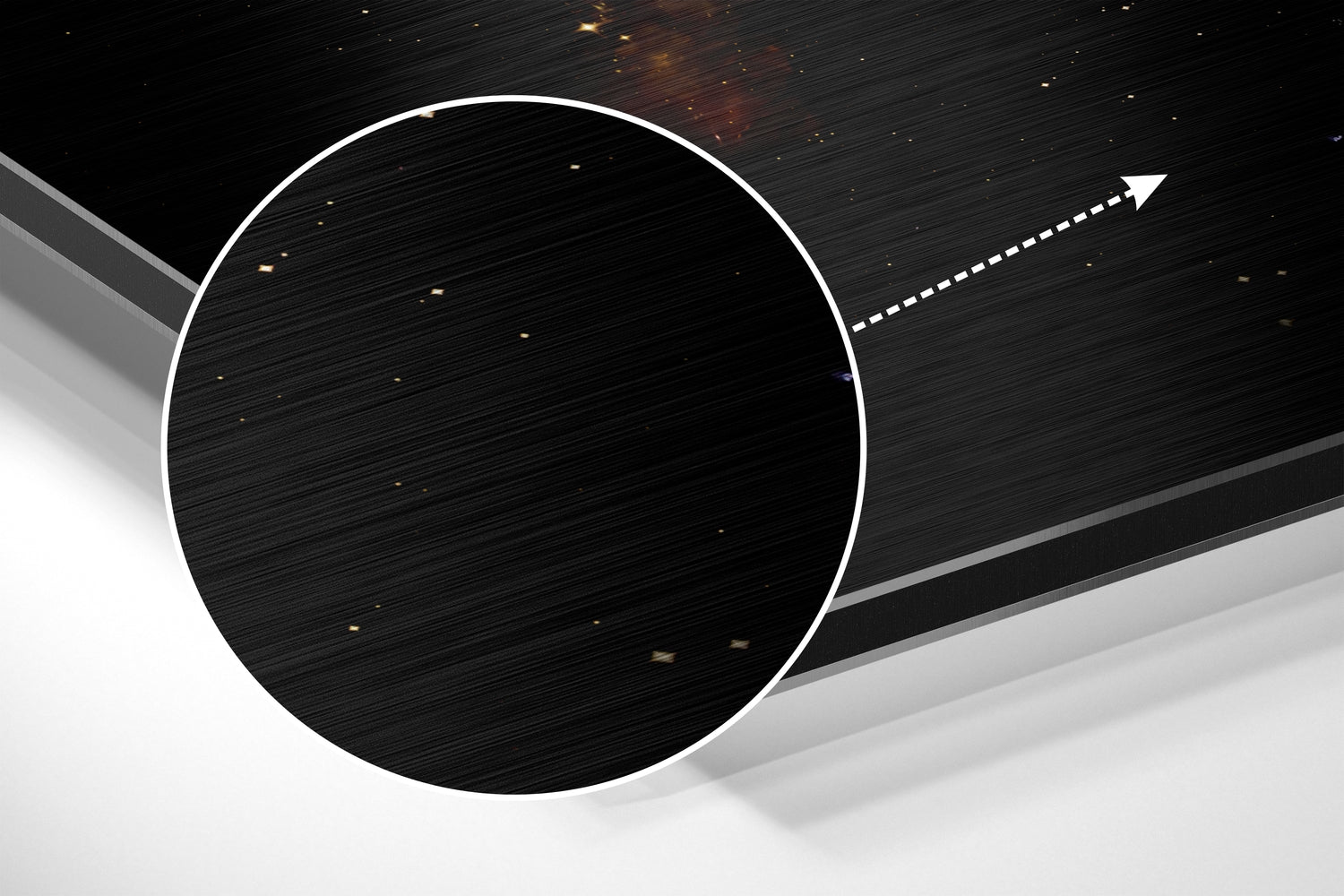 Melt Brushed Aluminium Dibond Wall Art