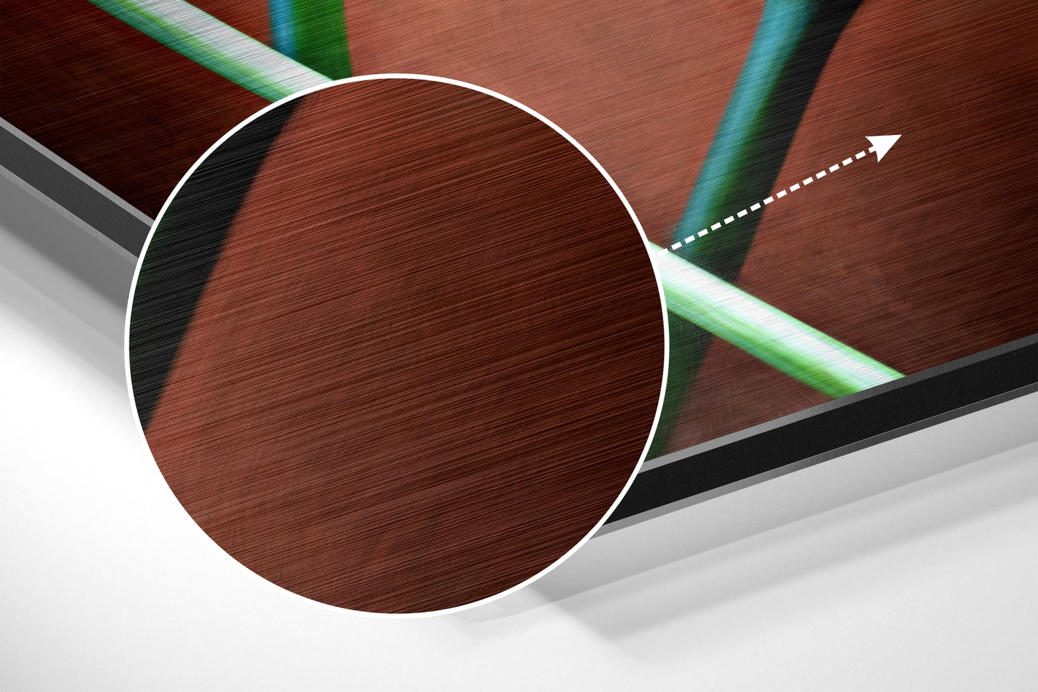 Lilly  Brushed Aluminium Dibond Wall Art