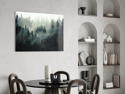 Landscape of Darkness Glass Wall Art
