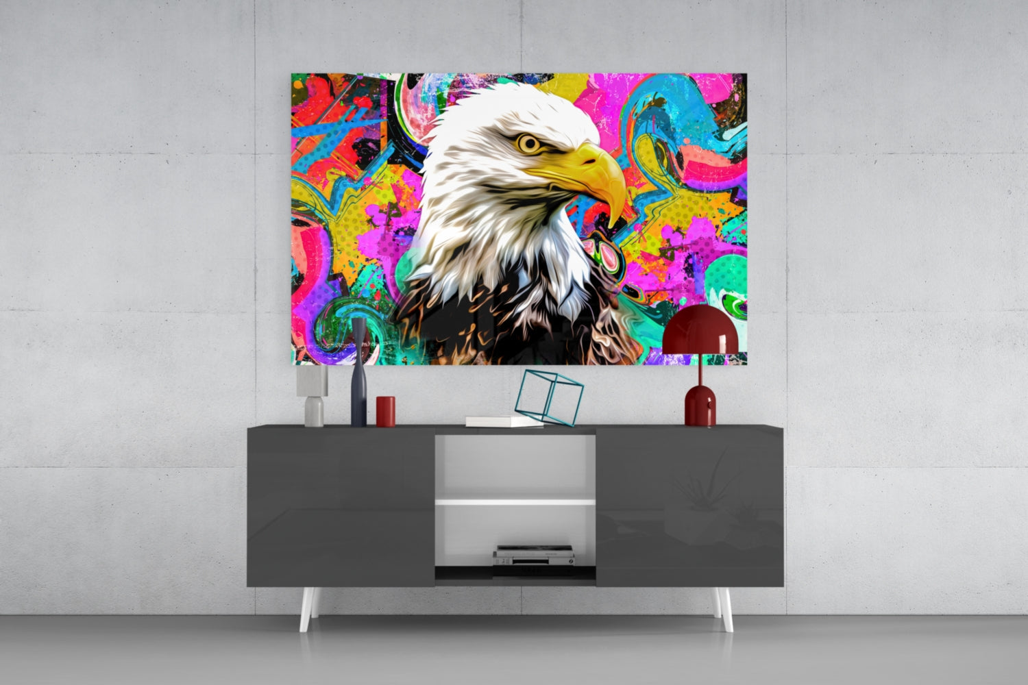 Eagle Eye Glass Wall Art