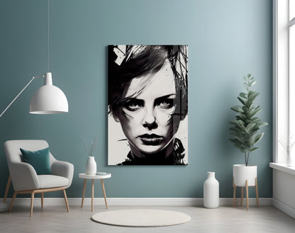 The Bellicose Glass Wall Art || Designer Collection