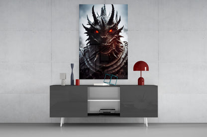 The Beast Glass Wall Art || Designer Collection