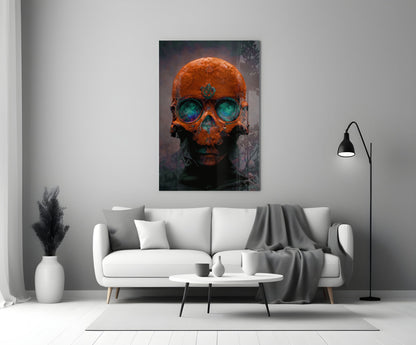 Skull Glass Art  || Designer Collection