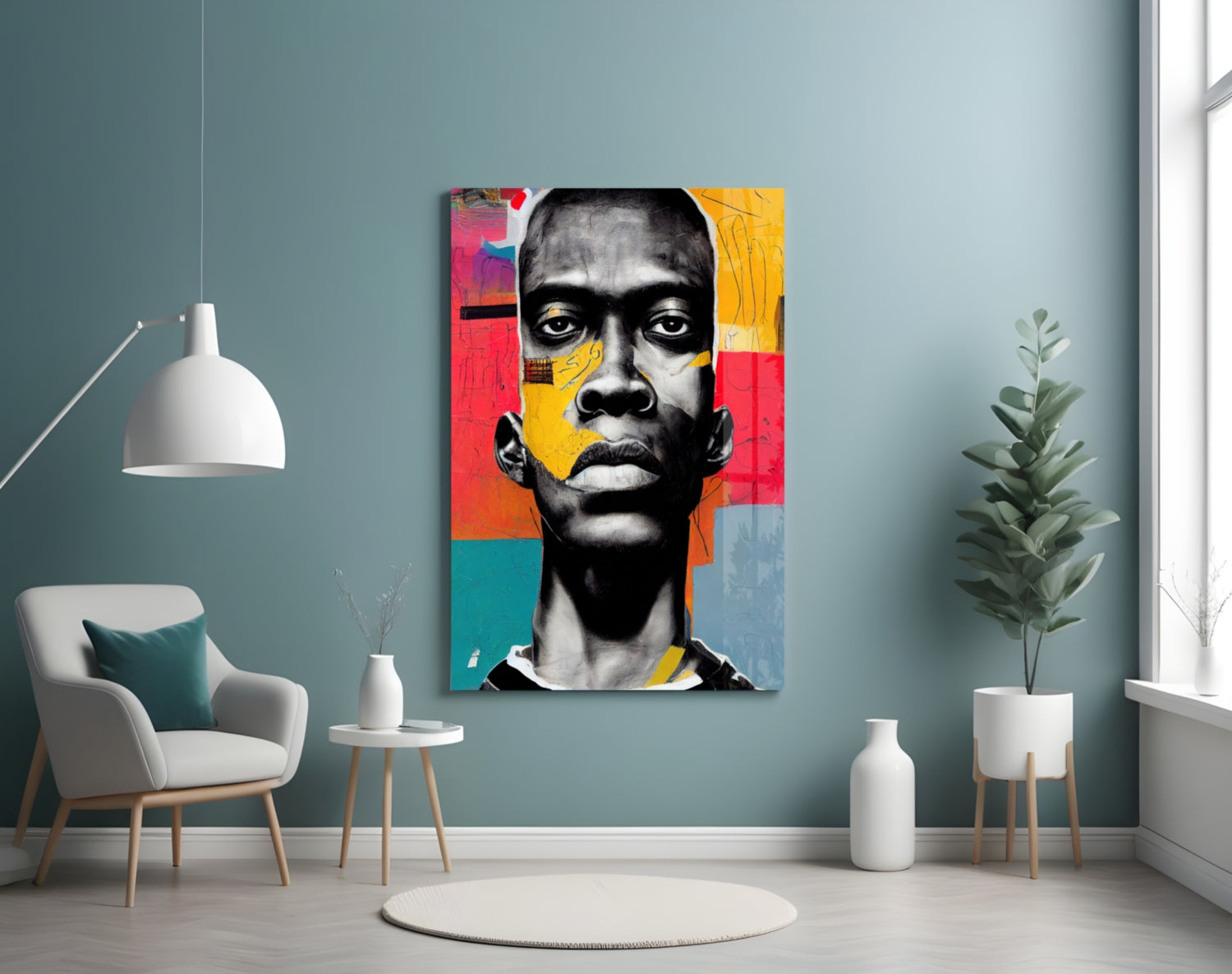 The Rebellious Look Glass Wall Art || Designer Collection