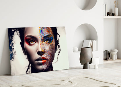 From Cartoon to Reality Glass Wall Art  || Designer Collection
