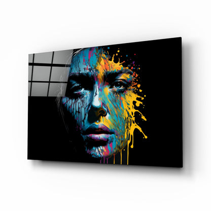 Beautiful Splash Glass Wall Art  || Designer Collection