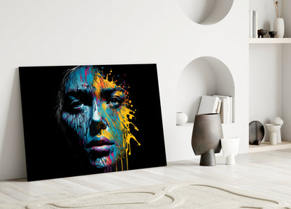 Beautiful Splash Glass Wall Art  || Designer Collection