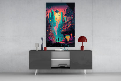 Dream of a New Life Glass Wall Art  || Designers Collection