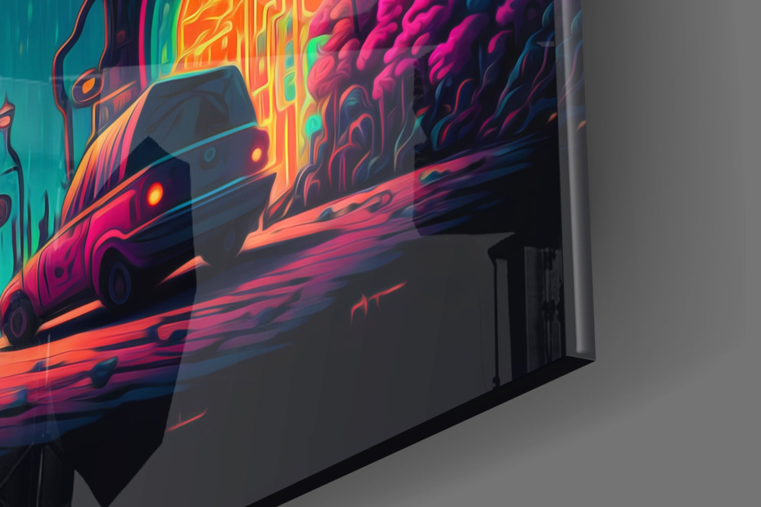 Dream of a New Life Glass Wall Art  || Designers Collection