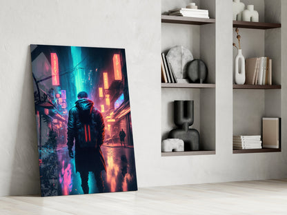 Cyberpunk Glass Wall Art  || Designers Collection