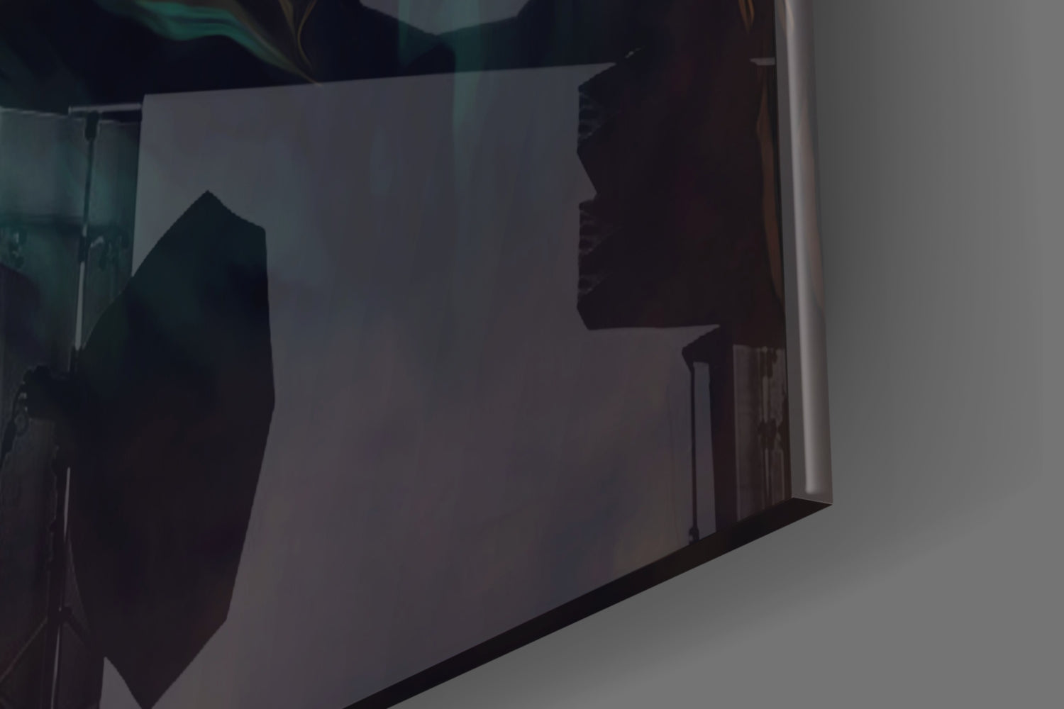 Leonardo da Vinci Glass Wall Art  || Designer Collection