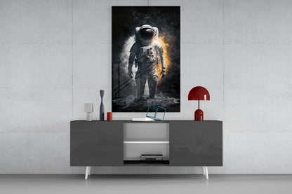 Astronaut  Glass Wall Art  || Designer Collection