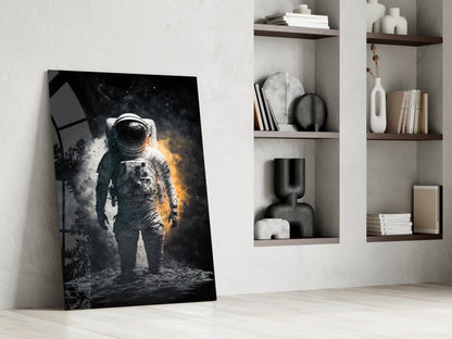 Astronaut  Glass Wall Art  || Designer Collection