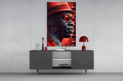 Jazz  Glass Wall Art || Designer Collection