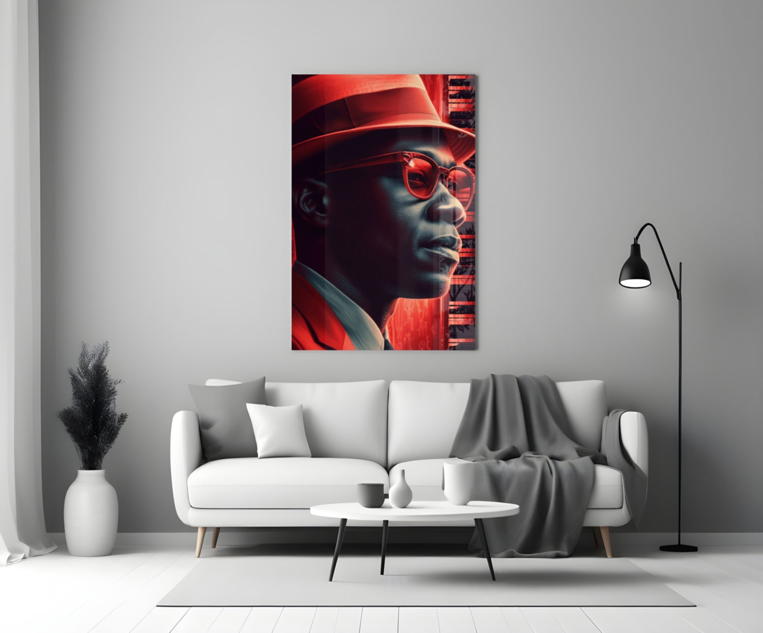 Jazz  Glass Wall Art || Designer Collection