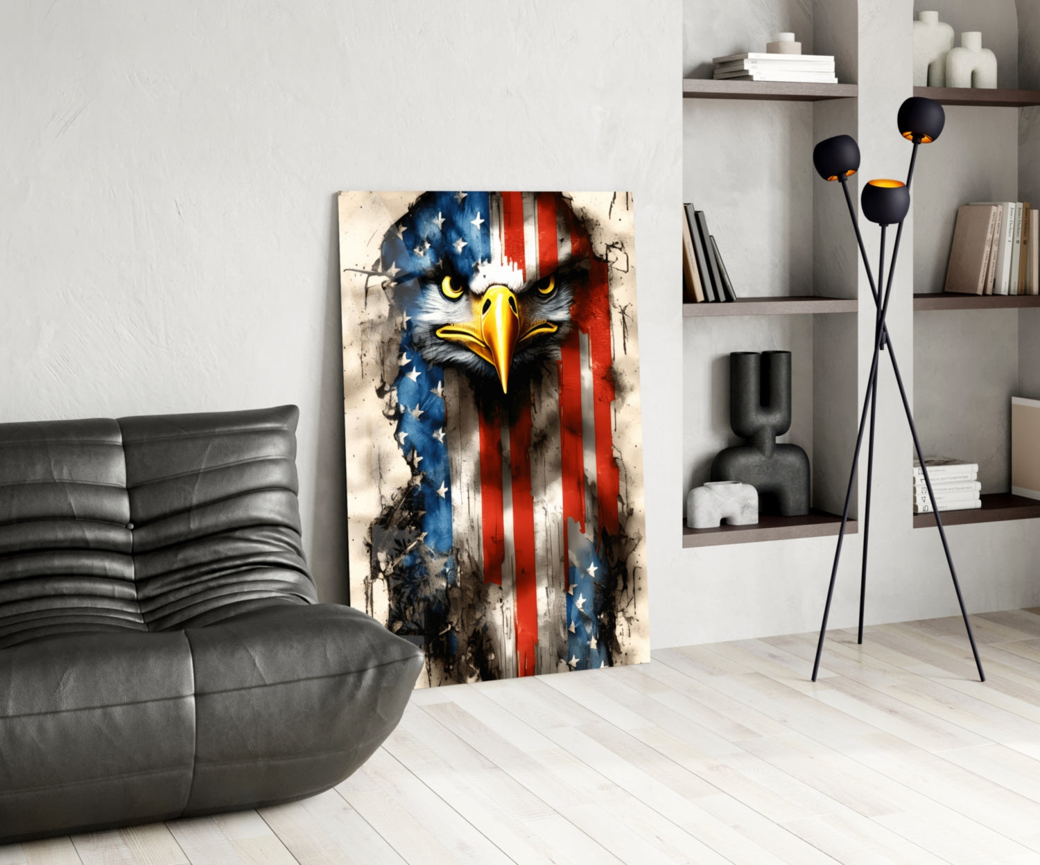American Eagle Glass Wall Art || Designer Collection