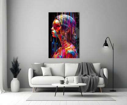Beauty in Colors Glass Wall Art || Designer Collection