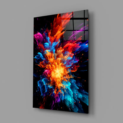 Color Flower Glass Wall Art || Designer Collection