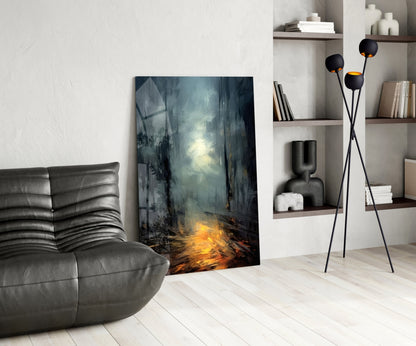 Into Mystery Glass Wall Art || Designer Collection