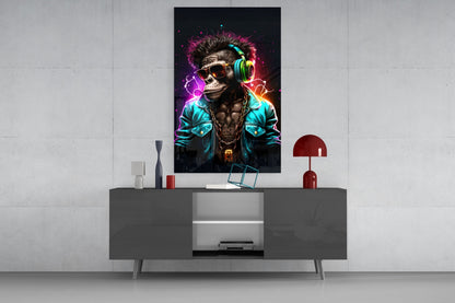 Feel the Music Glass Wall Art|| Designer&