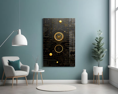 Ancient Sky Glass Wall Art|| Designer&