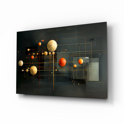 Planets Glass Wall Art|| Designer&
