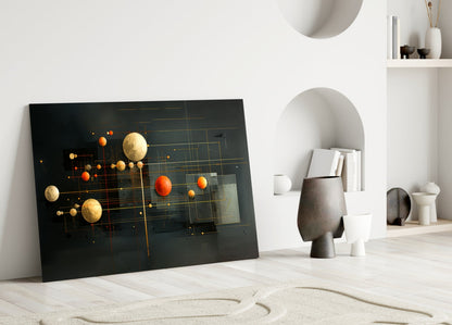 Planets Glass Wall Art|| Designer&
