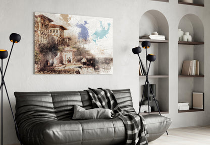 Bay Window Glass Wall Art