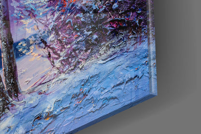 Glass Wall Art on a Winter&