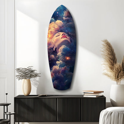 Celestial Dreamer Glass Wall Art