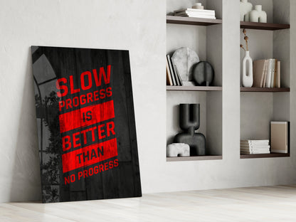 Progress Glass Wall Art