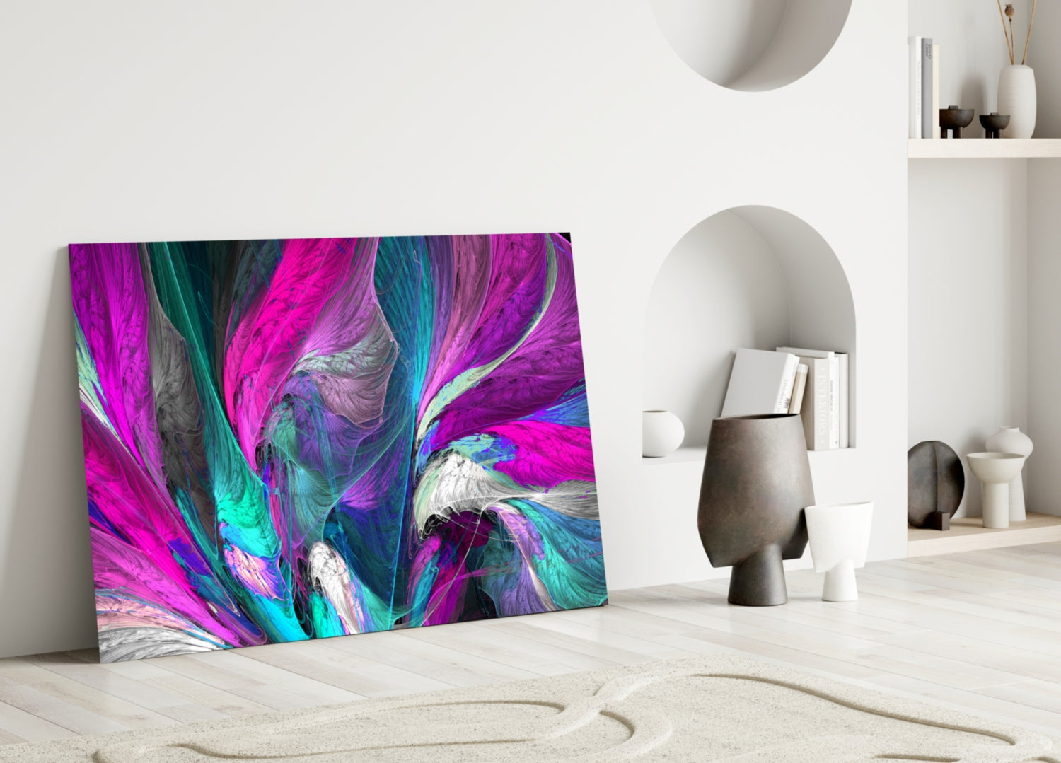 Pink Dream Glass Wall Art